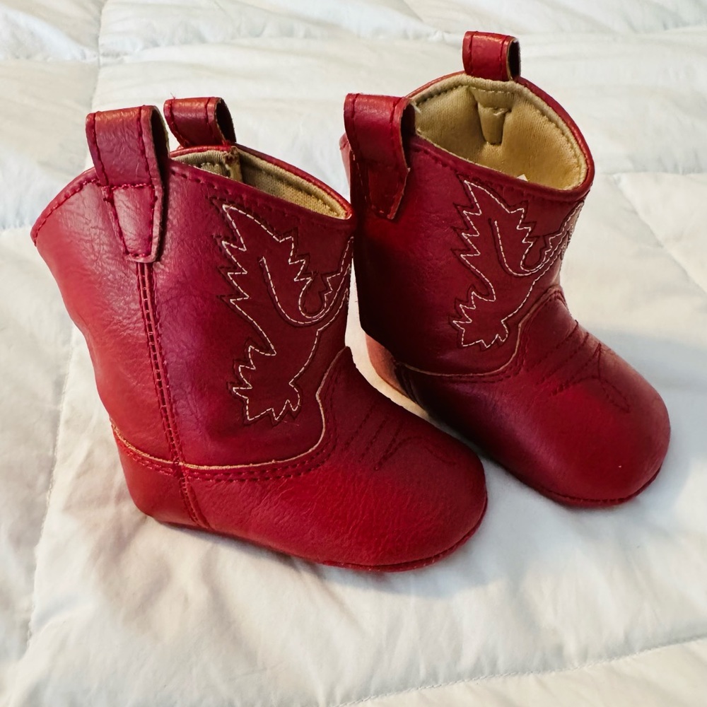 Infant RED cowboy boots